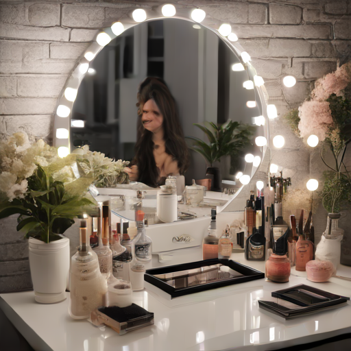 Afbeelding van Goedkoopste mini make-upspiegels met verlichting kopen