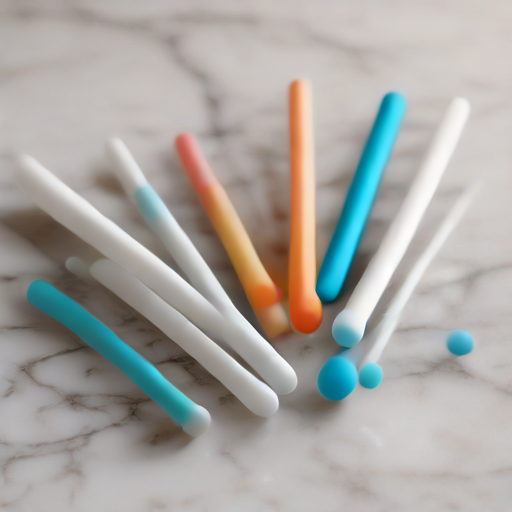 Afbeelding van Herbruikbare Siliconen Wattenstaafjes: Duurzaam en Efficiënt