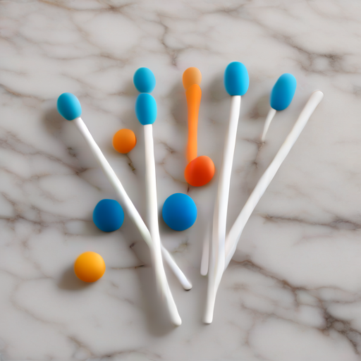 Afbeelding van Herbruikbare siliconen wattenstaafjes voor gevoelige huid