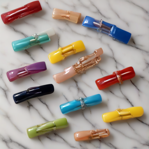 Afbeelding van Gebruik plastic haarclipjes voor dik haar effectief