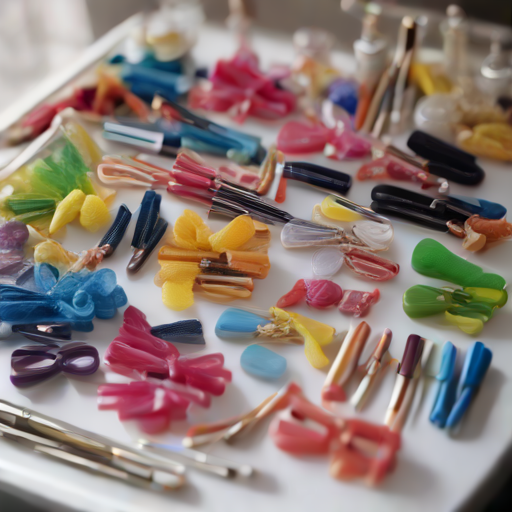 Afbeelding van Combineer Plastic Haarclipjes Met Andere Haaraccessoires