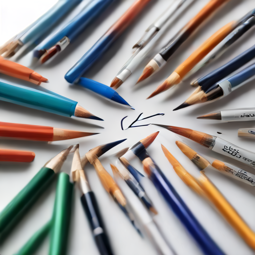 Afbeelding van Multifunctionele pennen: Creatief tekenen met gemak