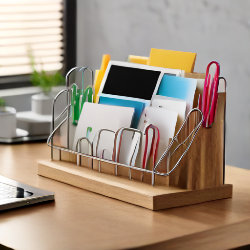 Afbeelding van Wat zijn papierklemhouders en hun voordelen in kantoren?