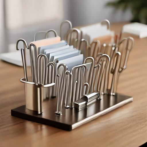 Afbeelding van Bepaal het aantal papierklemhouders voor uw projecten