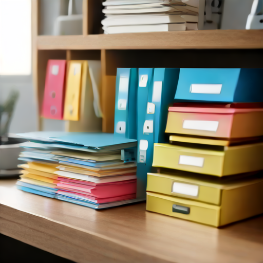 Afbeelding van Combineren van Papieropslagmappen met Archiveringsmethoden