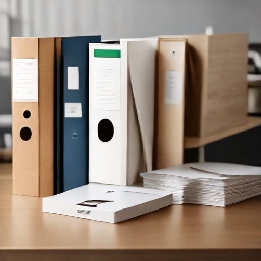 Afbeelding van Organiseer Papieropslagmappen Effectief en Snel