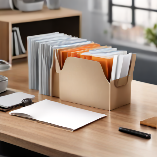 Afbeelding van Ontdek de Beste Papieropslagmappen voor Archivering