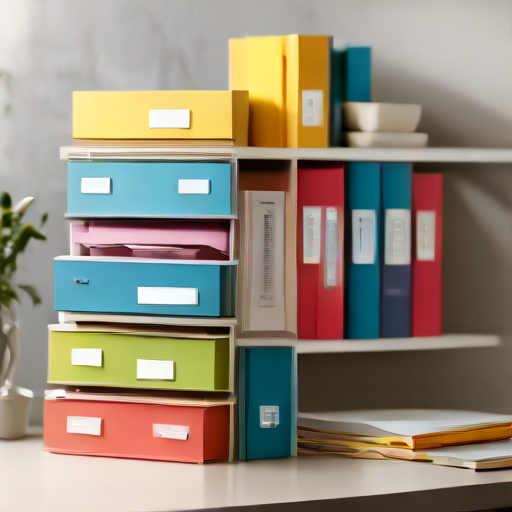 Afbeelding van Organiseer Papieropslagmappen Snel en Effectief