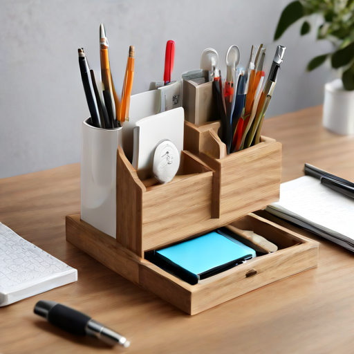 Afbeelding van Combineer schrijfblokkenhouders met kantoorartikelen