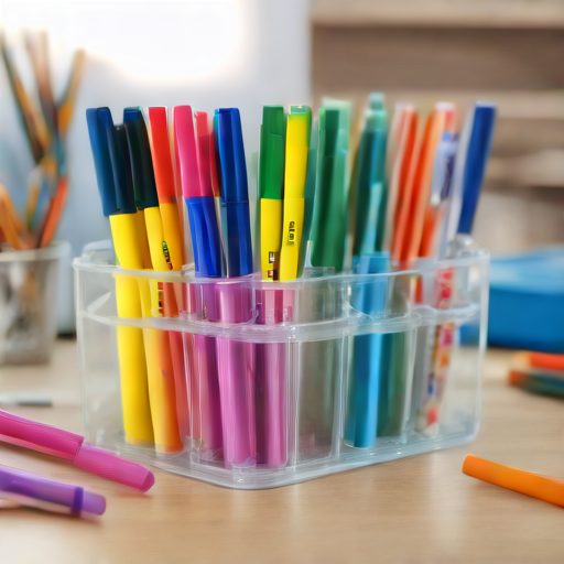 Afbeelding van Veiligheid van markeerstiftenhouders voor kinderen