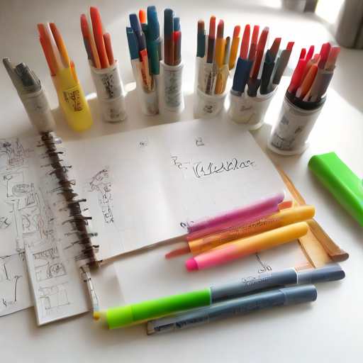 Afbeelding van Beste markeerstiftenhouders voor bullet journaling