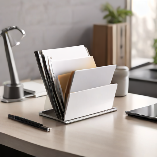 Afbeelding van Opvouwbare documenthouders: Perfect voor professionals