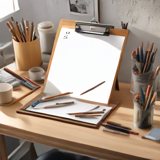 Afbeelding van Multifunctionele klemborden voor tekenprojecten: een gids