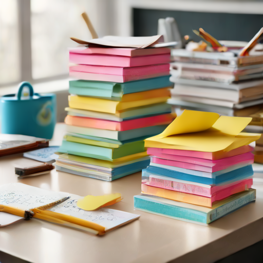 Afbeelding van Onderhoudstips voor zelfklevende notitieboekjes in de klas