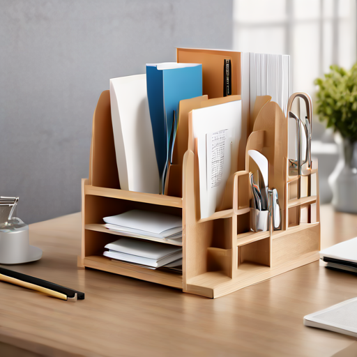 Afbeelding van Organiseer je werkplek met papierorganizerrekken