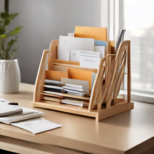 Afbeelding van Belang van papierorganizerrekken voor efficiëntie en organisatie