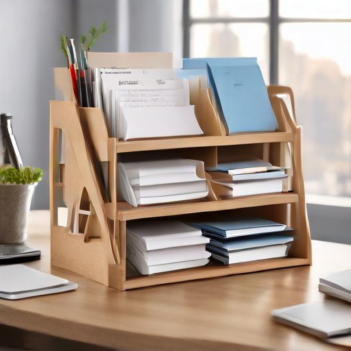 Afbeelding van Organiseer Efficiënt met Papierorganizerrekken