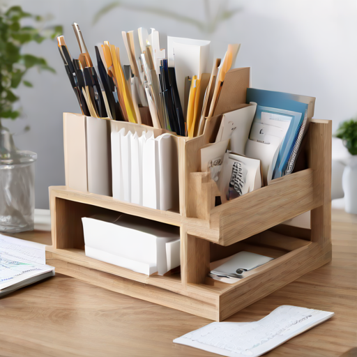 Afbeelding van Maak je eigen papierorganizerrekken eenvoudig zelf