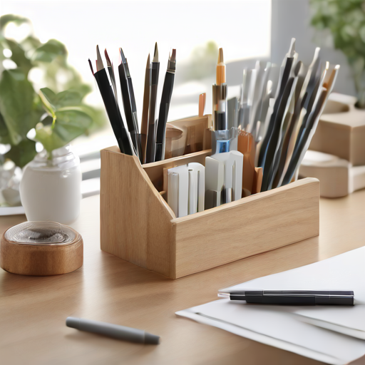 Afbeelding van Multifunctionele Penhouders: Meer Dan Alleen Voor Pennen
