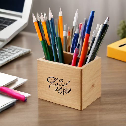 Afbeelding van Personaliseer je multifunctionele penhouder in stijl