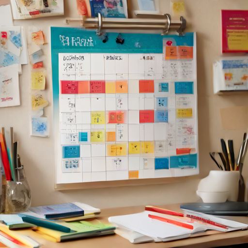 Afbeelding van Kalenders met magneetjes: De ideale keuze voor studenten