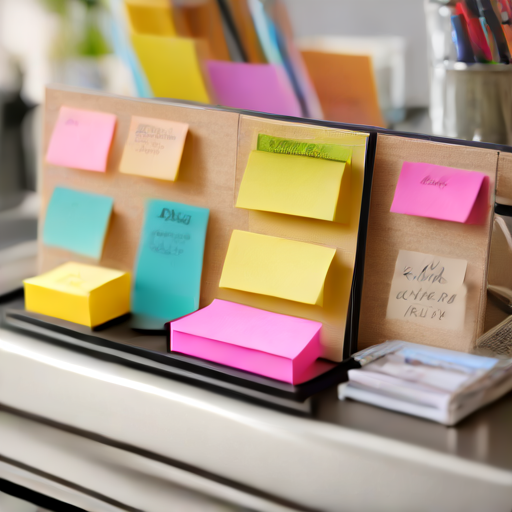 Afbeelding van Maak je eigen zelfklevende post-it houders eenvoudig