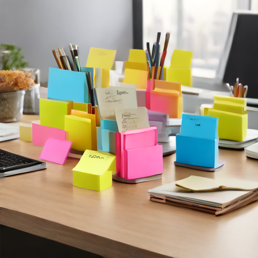 Afbeelding van Zelfklevende post-it houders: De voordelen voor professionals