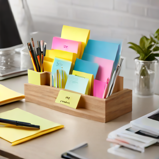 Afbeelding van Vervang zelfklevende post-it houders op tijd voor efficiëntie