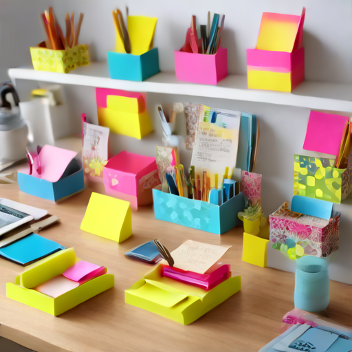 Afbeelding van Zelfklevende post-it houders maken: zo doe je dat!