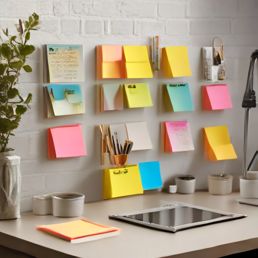 Afbeelding van Top zelfklevende post-it houders voor thuisgebruik
