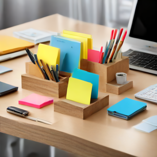 Afbeelding van Organiseer je zelfklevende post-it houders efficiënt