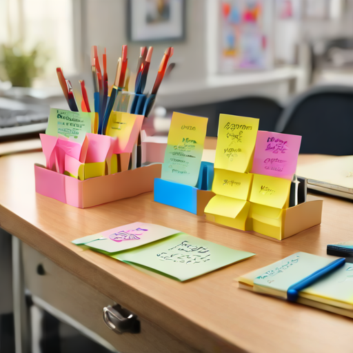 Afbeelding van Ontdek de beste tips voor zelfklevende post-it houders