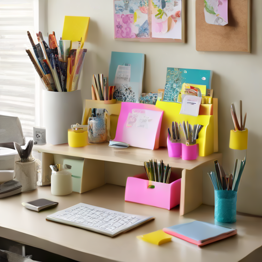 Afbeelding van DIY Zelfklevende Post-it Houders: Maak Het Zelf!