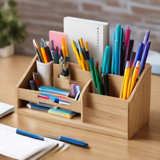 Afbeelding van Opvouwbare penorganizers: Efficiëntie en stijl voor jouw bureau