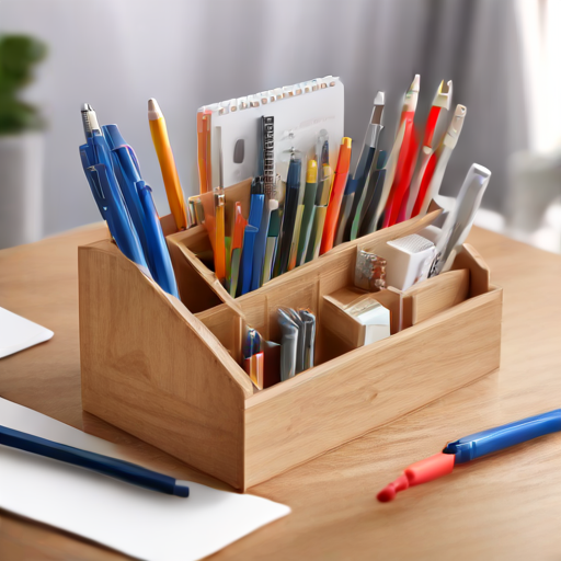 Afbeelding van Zelf opvouwbare penorganizers maken: een gids