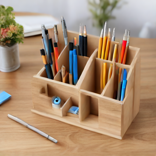 Afbeelding van DIY Opvouwbare Penorganizer: Maak Het Zelf en Bespaar