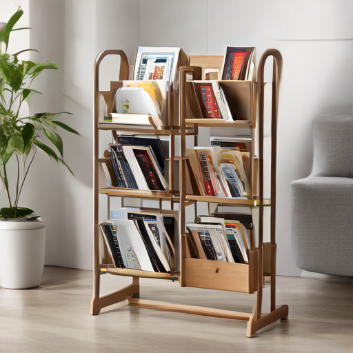 Afbeelding van Opvouwbare Tijdschriftenrekken: Handig en Ruimtebesparend