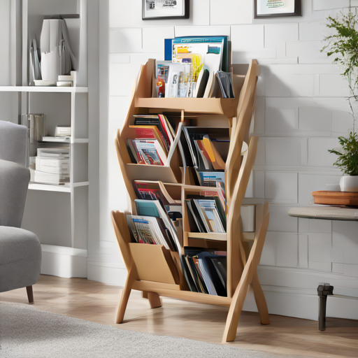 Afbeelding van Opvouwbare tijdschriftenrekken: de slimme keuze voor elke ruimte