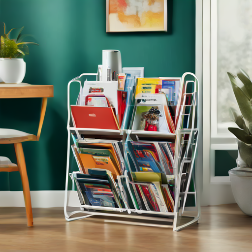 Afbeelding van Organiseer je opvouwbare tijdschriftenrekken efficiënt