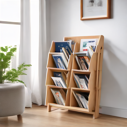 Afbeelding van Goedkoopste opvouwbare tijdschriftenrekken maken