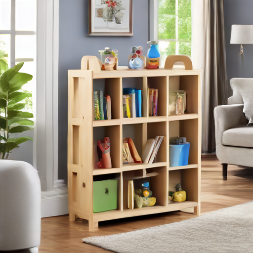 Afbeelding van Veiligheid van multifunctionele opbergrekken voor kinderen