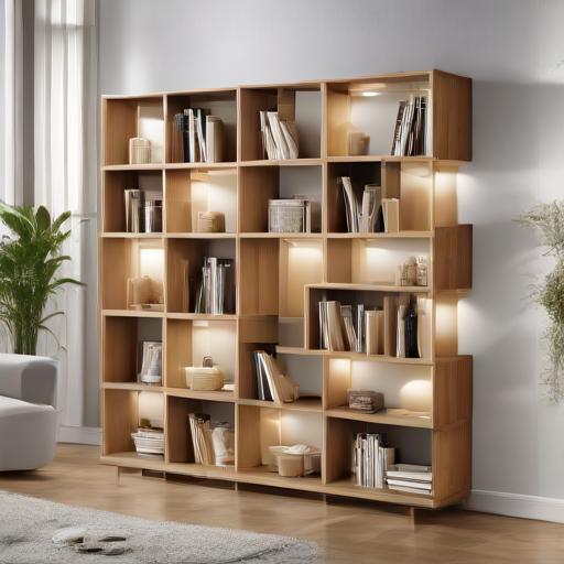 Afbeelding van Multifunctionele opbergrekken voor boeken: de ideale oplossing