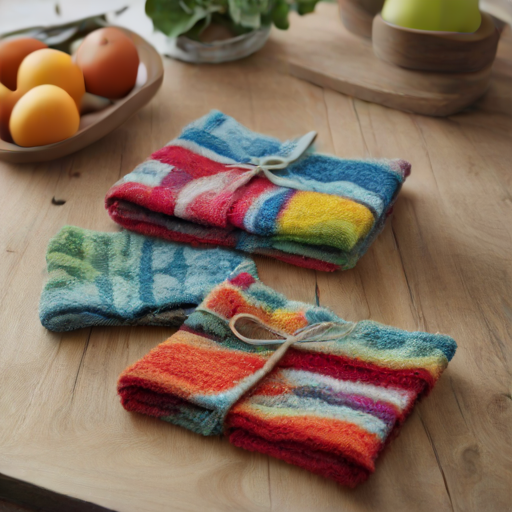 Afbeelding van Maak je eigen opvouwbare afwasdoeken van gerecycled materiaal