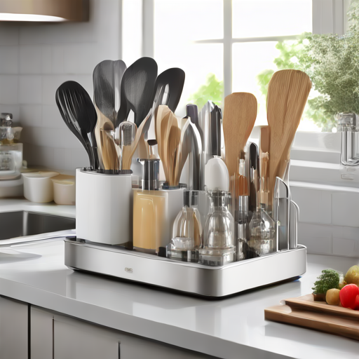 Afbeelding van Kleine keukenblad organizers: Efficiëntie in beperkte ruimte