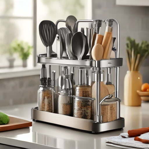 Afbeelding van Beste kleine keukenblad organizers voor ruimtebesparing