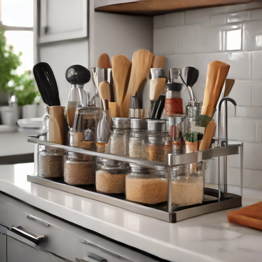 Afbeelding van Slimme Organizers voor Kleine Keukenbladen in Appartementen