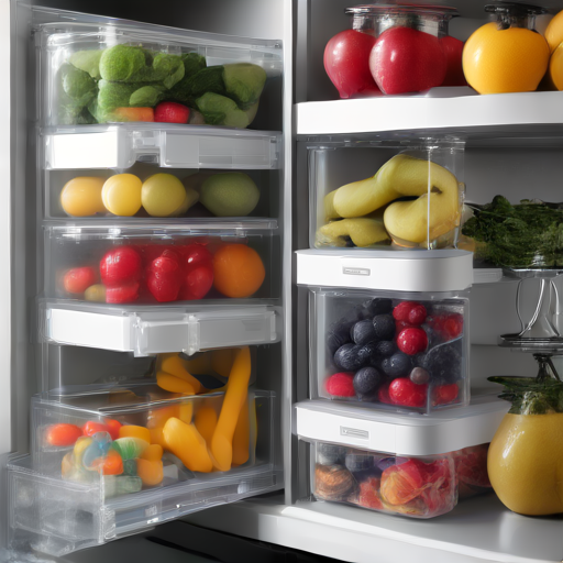 Afbeelding van Organiseer Multifunctionele Bakjes in de Koelkast Efficiënt