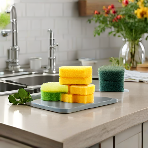 Afbeelding van Herbruikbare keukensponsjes: Tips voor optimaal gebruik