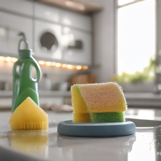 Afbeelding van Herbruikbare keukensponsjes wassen in de wasmachine