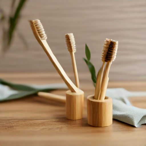 Afbeelding van Duurzaam Poetsen met Bamboe Tandenborstels